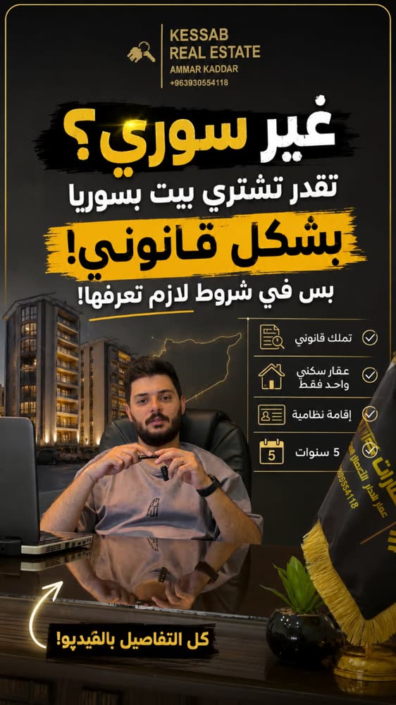 تملّك قانوني للأجانب